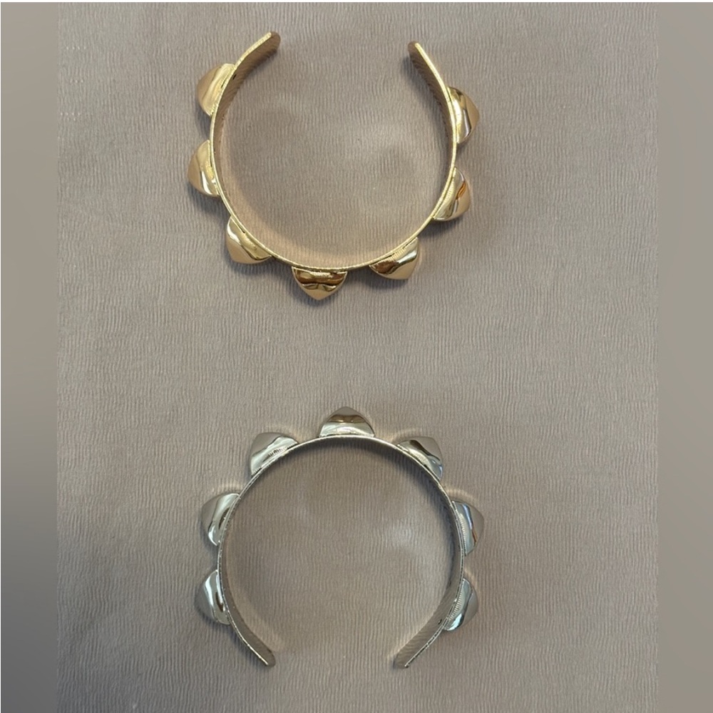 Lane Bryant Gold and Silver Cuff Bracelets - Picture 2 of 4